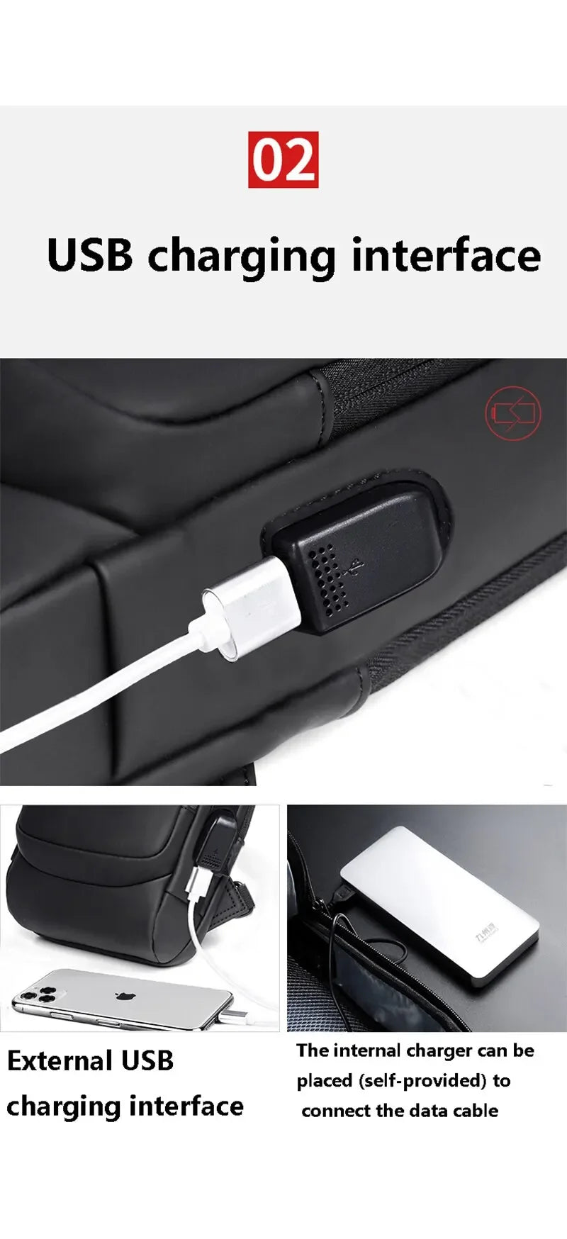 Canguro bolso antirrobo para hombre