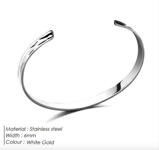 Bad Men's Stainless Steel Simple Stylish Bracelet